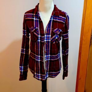 Plaid shirt, size small
